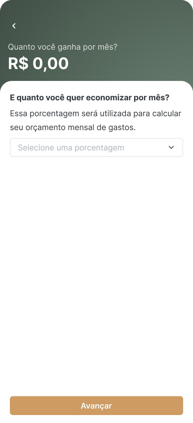 Planejamento - Criar