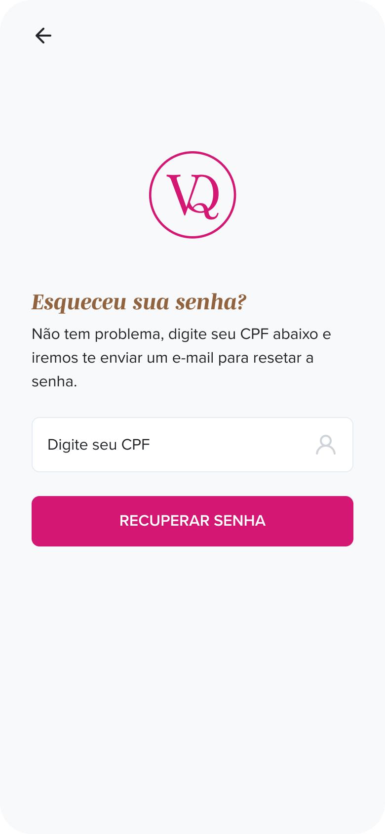 Recuperar senha