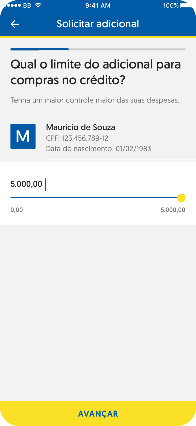 Cartão Adicional - Limite