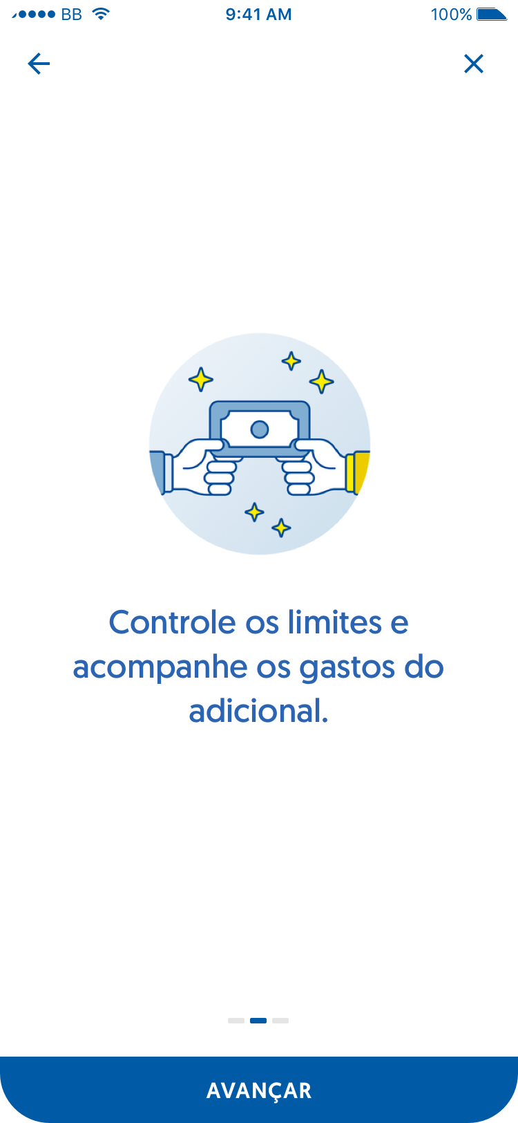 Cartão Adicional - Onboarding 2