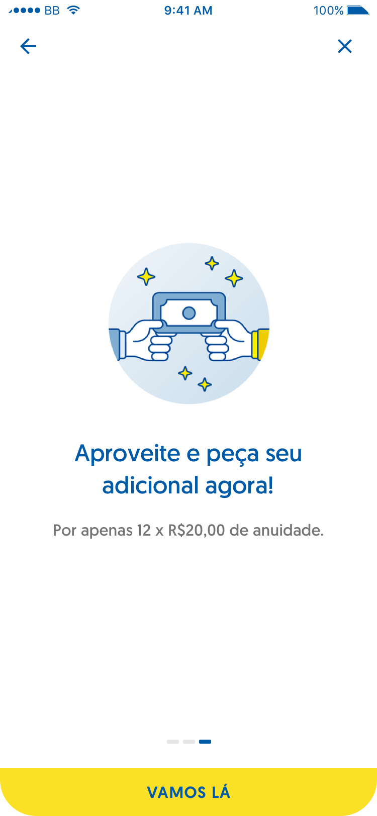 Cartão Adicional - Onboarding 3